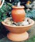 Small Alibaba Pot (upright) in Chalice Bowl Garden Fountain